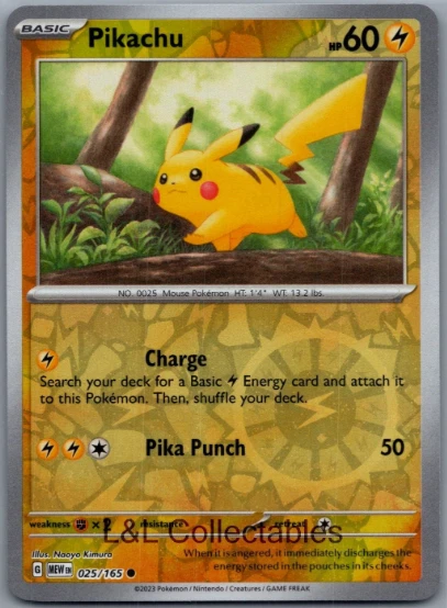 Pikachu 025/165 Miscellaneous Cards & Products for sale | eBay