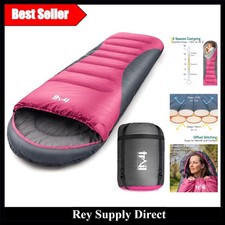 Ultra-Lightweight Trail Alpine 400 Sleeping Bag - Water-Resistant & Comfortable