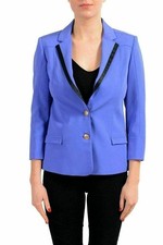 Just Cavalli Purple Two Button Women's Blazer US S IT 40
