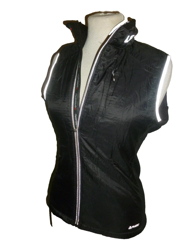 Louis Garneau Cycling Vest Nylon Fleece Full Zip Polartec Womens S Small - Image 3 of 4