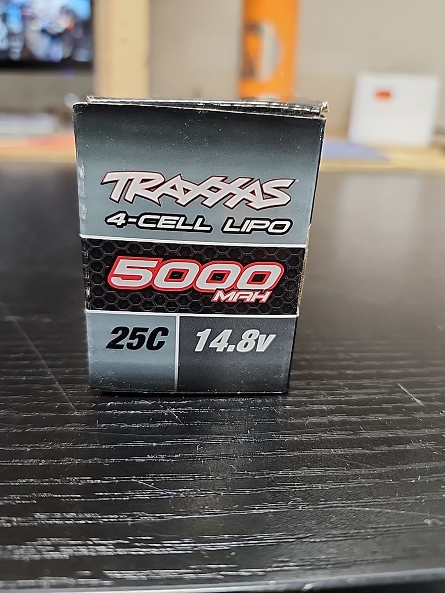 トラクサス　純正LIPOバッテリー 4s 5000mAh 25c 2889X Traxxas 5000mAh 14.8V Lipo Battery Pack (TRA2889X) for sale