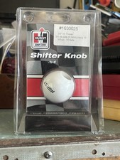 Hurst Universal High Gloss White Manual Shifter Knob 5-speed 38-16 Threads Hurst Universal High Gloss White Manual Shifter Knob 5-speed 38-16 Threads