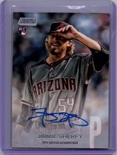 2018 Topps Stadium Club  Jimmie Sherfy #SCA-JS Rookie Auto RC