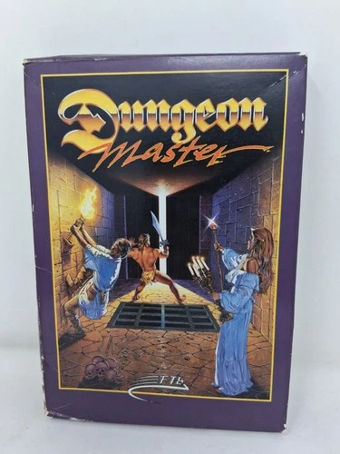 Dungeon Master PC Game (1987) Atari ST FTL Game Box and Manual  NO GAME