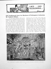 Old Vintage Print Needlework Duchess Wellington'S CollectionPages 1925