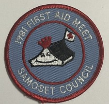 Samoset Council 1981 BSA First Aid Meet Event Patch