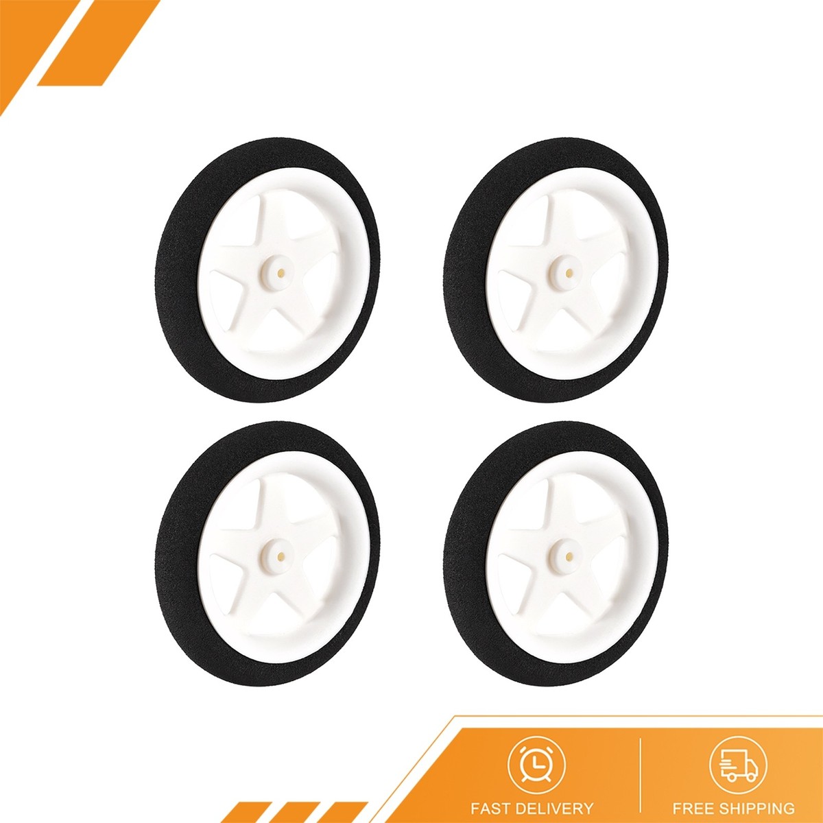 4 Ruote Micro Per Aereo RC - Uxcell 0,07 X 3 Pollici - Leggere Per Modellismo