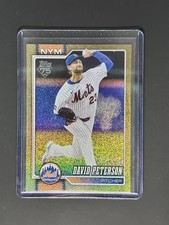 2026 Topps Series 1 Baseball David Peterson Camo Border /50 Mets