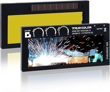 Auto Darkening Welding Lens 2x4 1/4 Variable Shade 5-13 True Color