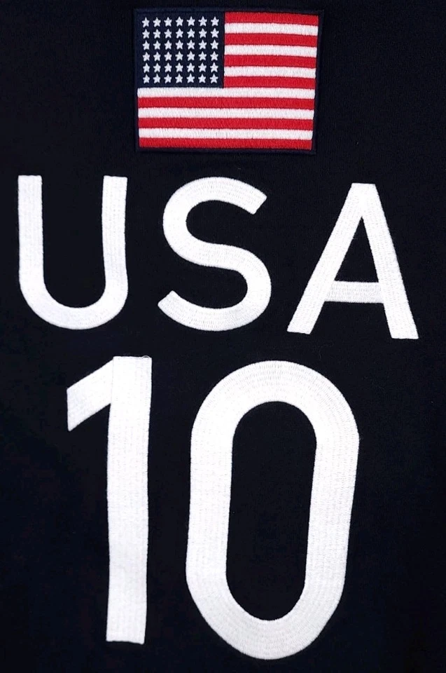 Куртка спортивная Polo Ralph Lauren средняя мужская олимпийская США большой пони на молнии RLPC - Изображение 4 из 4