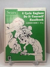 Vintage Book Sears 4 Cycle Engines Do It Yourself Handbook  Cast Iron Engines 8