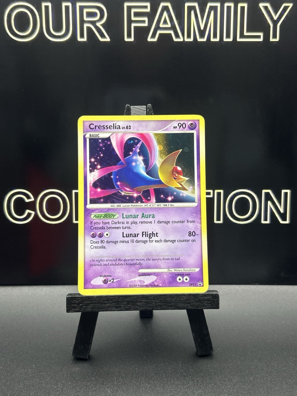 Cresselia - DP51 - Diamond & Pearl Black Star Promo Holo Pokémon TCG 2009
