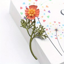 New Fashion Temperament Elegant Rose Brooch Clothing Pin Drop Oil Corsage