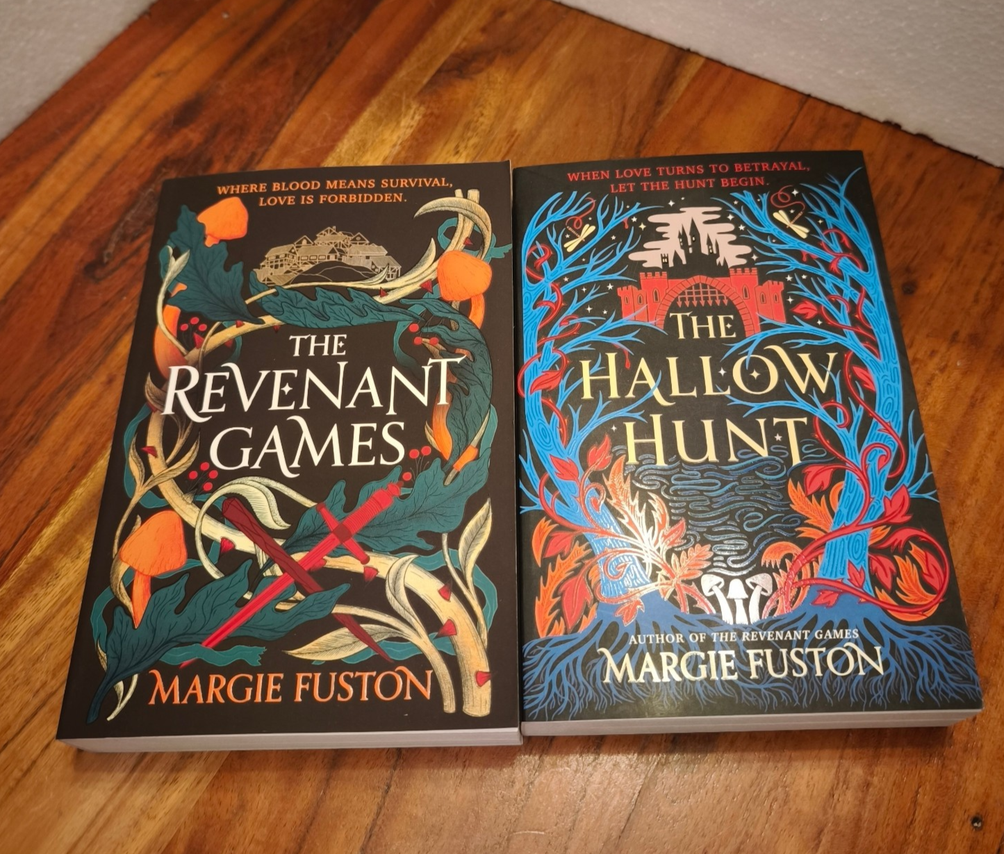 Vampire Romantasy The Revenant Games  & The Hallow Hunt Duology by Margie Fuston