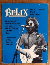 Relix Magazine Volume 4 No. 4 Summer 1977 Jerry Garcia Cover Grateful Dead