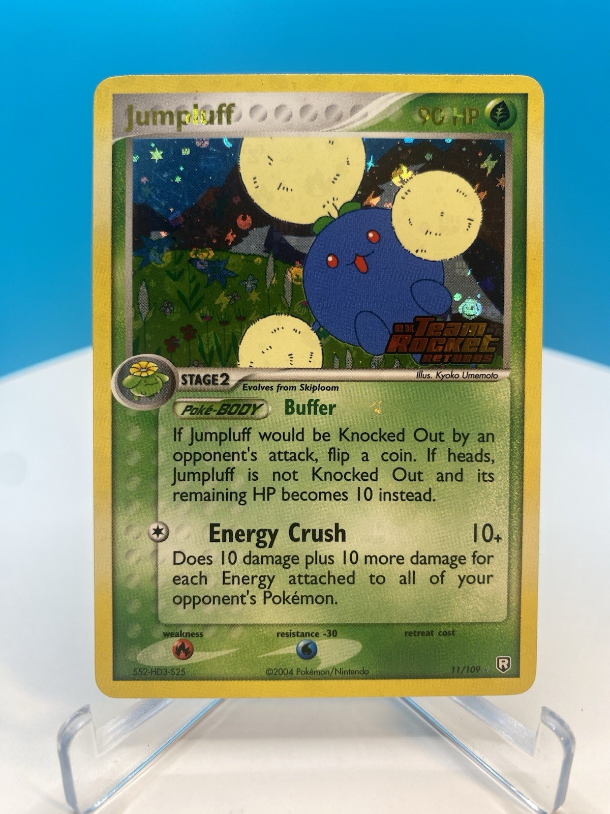 Pokémon TCG Jumpluff Reverse Holo Stamped 11/109 Team Rocket Returns - NEAR MINT
