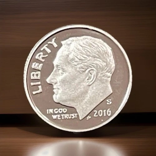2016-S Roosevelt Dime Proof — photo from the most recent tracked eBay sale