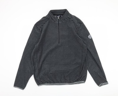 Sweatshirt Herren UK L Regular Tog Twenty Four Grau 1/4 Reißverschluss