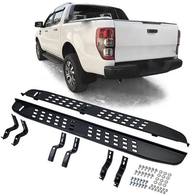 Trittbretter Schwarz passend für Ford Ranger T6 T7 T8 12-23