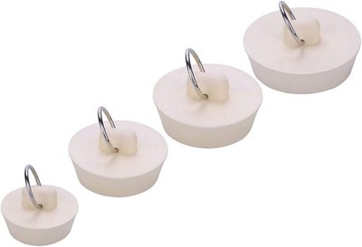 Bath Tub Drain Stoppers, 4 Pieces Sink Bathtub Plug Rubber Kitchen Bathroom