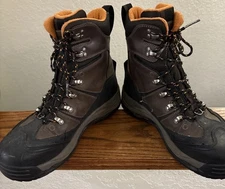 Korkers SnowJack Pro Safety Men's Industrial Boot, Brown, 10.5 W/CLING ON SOLES