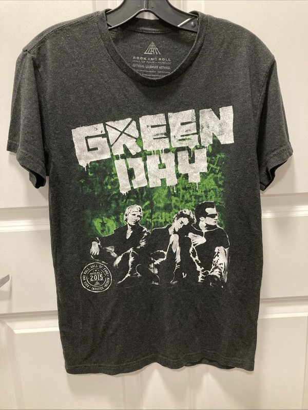 Green Day 2015 Rock N Roll Hall of Fame Official T-shirt Size M