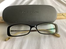 Vintage Jones New York Eyeglasses With Case 50 15 135 Black Cream Women  s