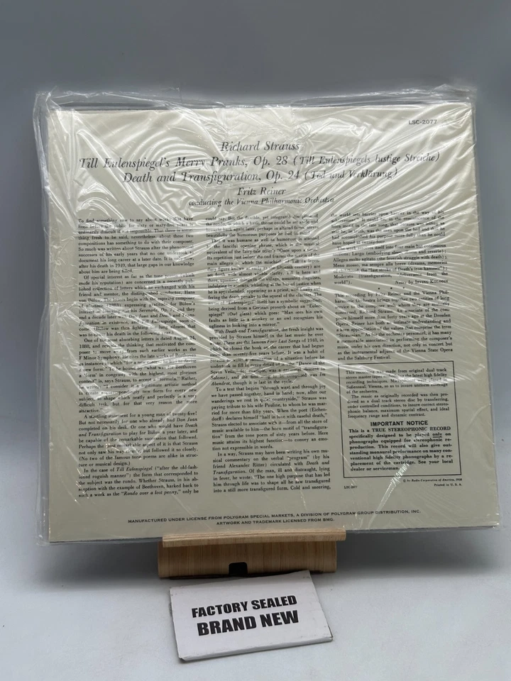 Rare 4xLP 45RPM Till Eulenspiegel / Death And Transfiguration - Image 2 of 4