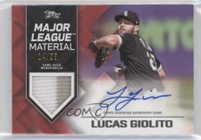 2022 Topps Series 1 Major League Material Red 14/25 Lucas Giolito Auto 05ns