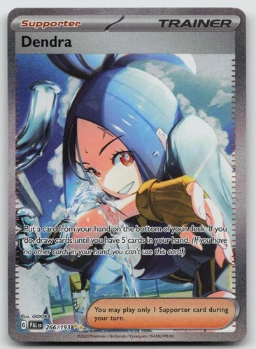 Dendra 266/193 Special Illustration Rare Paldea Evolved Pokemon Holo Near Mint