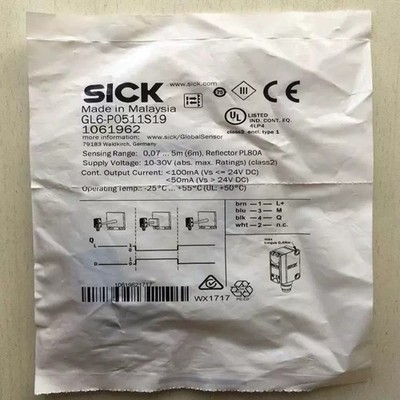 Neu SICK GL6-P0511S19 1061962 Näherungsschalter KOSTENLOSER VERSAND