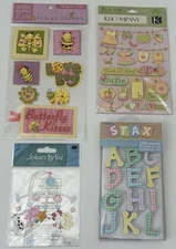 *YOU CHOOSE* K&Co/Jolee's/Others BABY LETTERS & LOVE BUG Dimensional Stickers