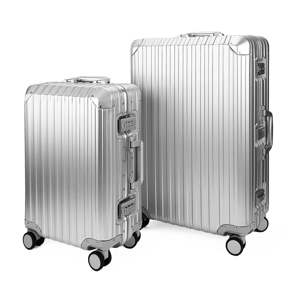 Original Cabin Carry-On Aluminum Suitcase, Silver