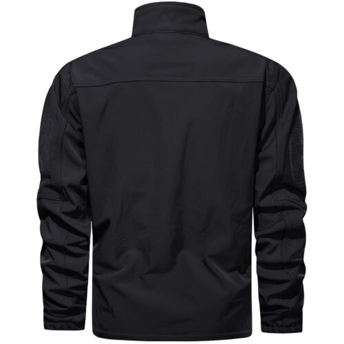 Mens Tactical Jacket Softshell Waterproof Cargo Work Jacket Outdoor Hiking Coats - Picture 7 of 47