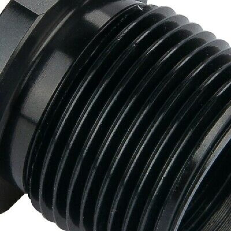 Black Thread Adapter Convert 1/2x28 TPI to 5/8x24 TPI Aluminum | eBay