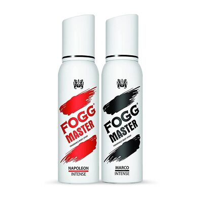 FOGG Master Fragrance Body Spray, Intense for Unisex Pack of