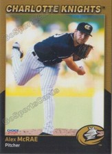 2021 Charlotte Knights Alex McRae RC Rookie Chicago White Sox