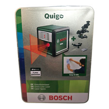 Bosch Quigo Cross Line Laser Level with Universal Clamp - 0603663501