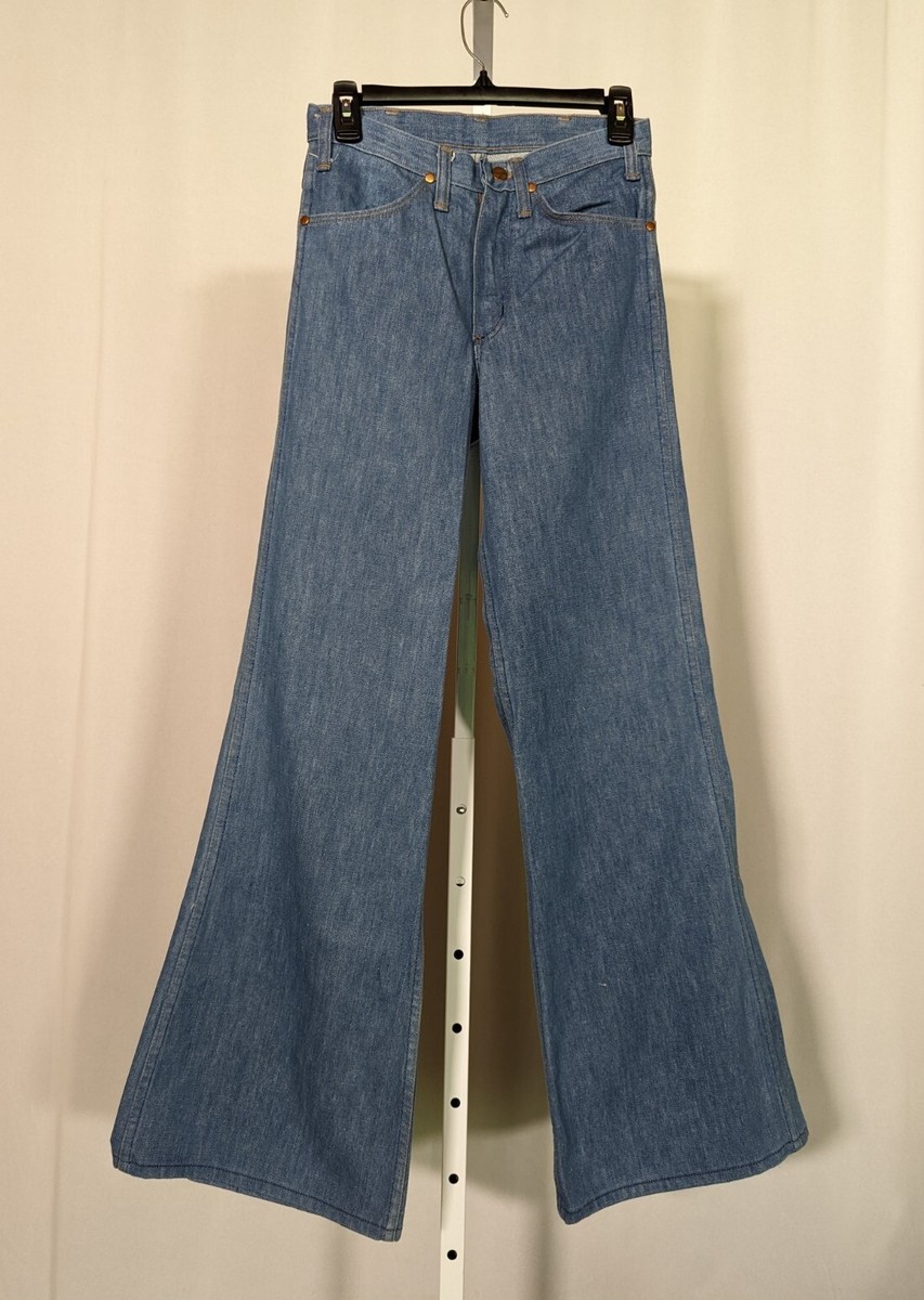 Wrangler Vintage 60s 70s Bell Bottom Flare Denim Jeans RARE Wrangler Vintage 60s 70s Bell Bottom Flare Denim Jeans RARE