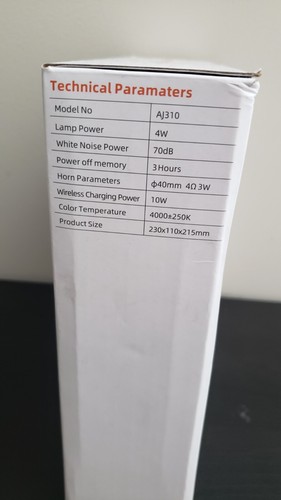 Wireless Charger Bedside Lamp - Picture 2 of 5