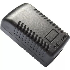 US 48V-0.5A Wall Plug POE Injector Ethernet Adapter IP Phone/Camera Power Supply