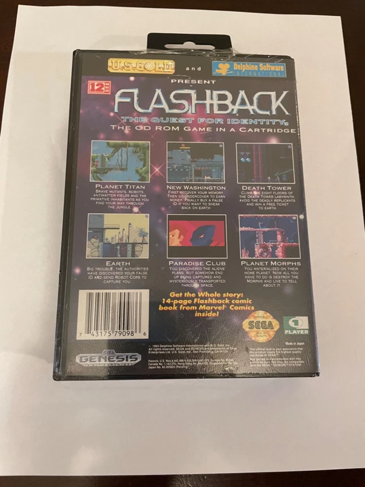 Flashback Sega Genesis Brand New Sealed - Image 4 of 4