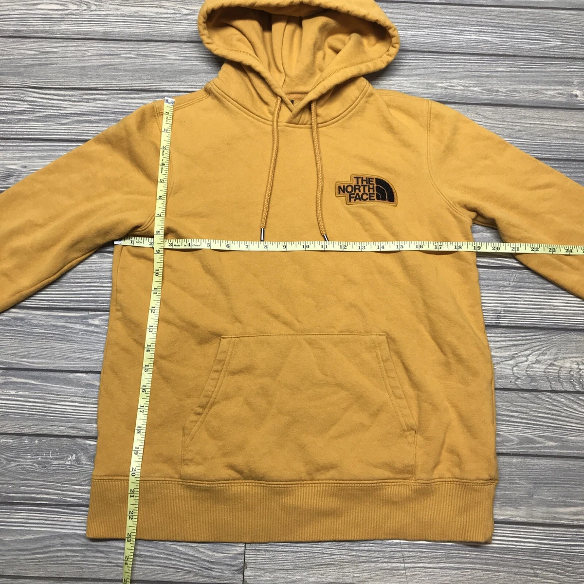 North face black and yellow 2025 hoodie