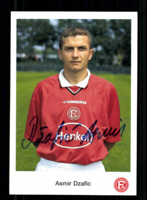 Asmir Dzafic Autogrammkarte Fortuna Düsseldorf 2000-01 Original Signiert