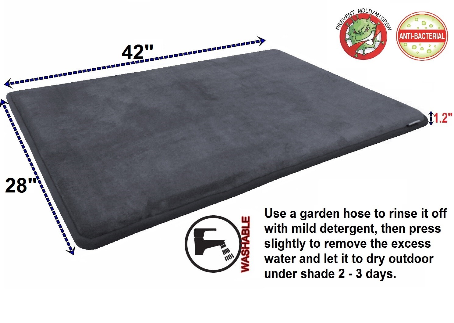 48 x 30 dog crate bed