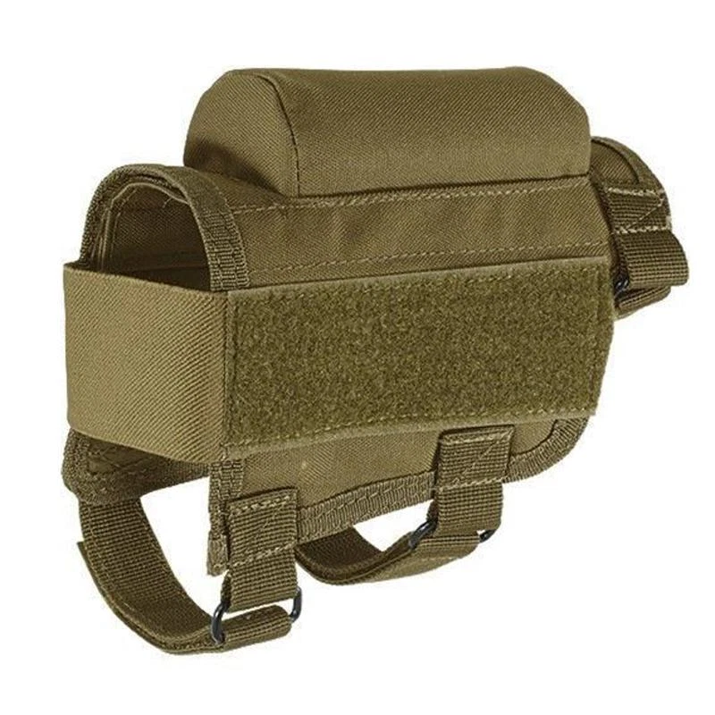 Tactical Stock Cheek Rest Pad Left/Right Hand Ammo Carrier Bag Pouch - Image 3 of 3