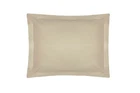 200 Thread Count Single Oxford Pillow Case In Mushroom Brown 51cm x 76cm