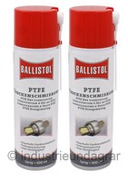 Ballistol Ptfe Teflon Spray 400Ml 2X 400 Ml Pfte Trockenschmierung Gleitmittel