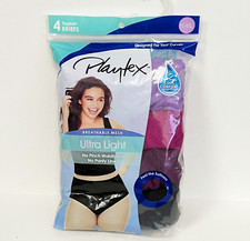 Women's Playtex Ultra Light Brief Panties 4 Pack SIZE 11 4XL