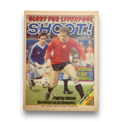 Shoot Magazine 14. August 1982 Alan Curtis Swansea Ian Rush Liverpool Mike Hazard